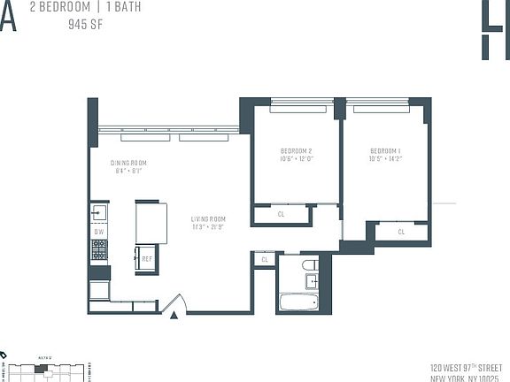 2nd image of 120 W 97th St APT 7A