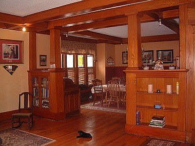 living room and dining room