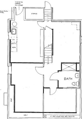 Kitchen, Rec Room, Large Bedroom and Bonus room (additional sleeping area or work space.