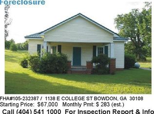 1138 E College St, Bowdon, GA 30108