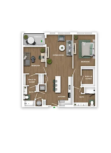 Floor plan B19B