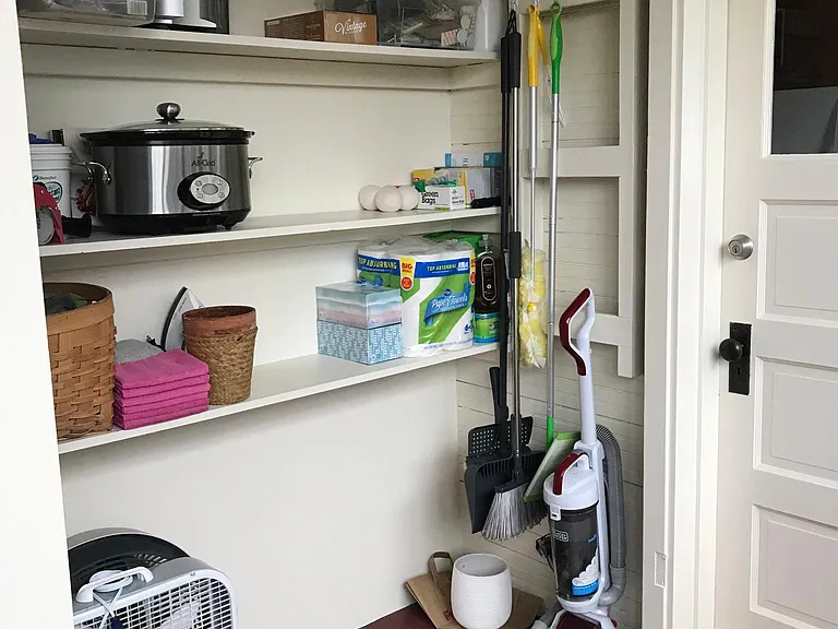 Storage outside back door