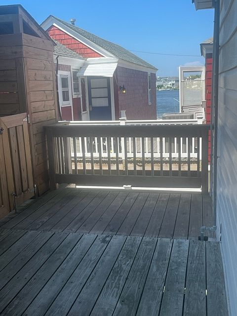 Outdoor deck area