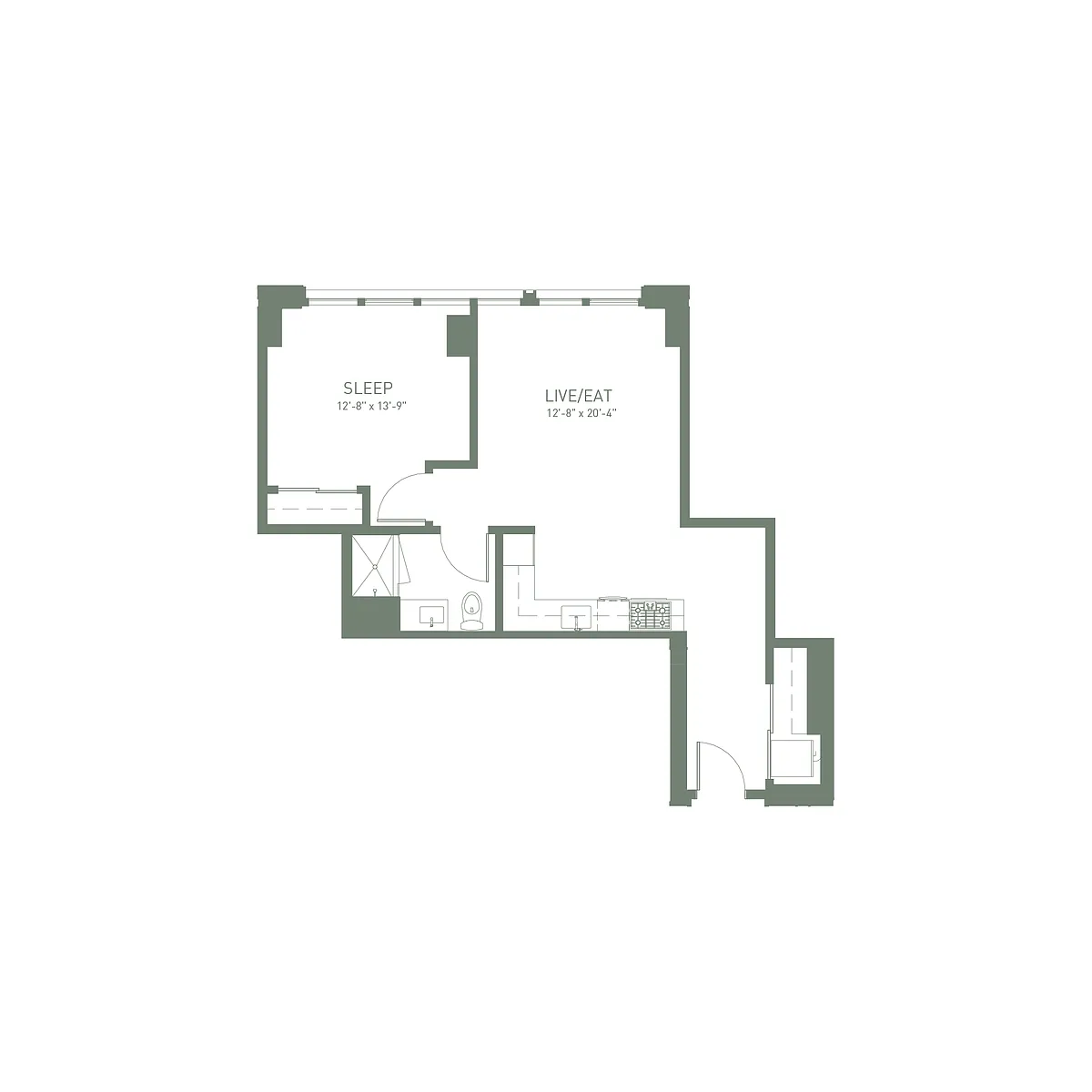 Floor plan A61