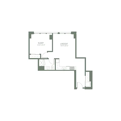 Floor plan A61