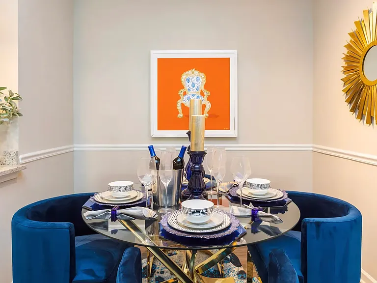 Dining area designed for gathering