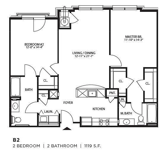 Floor plan B2R