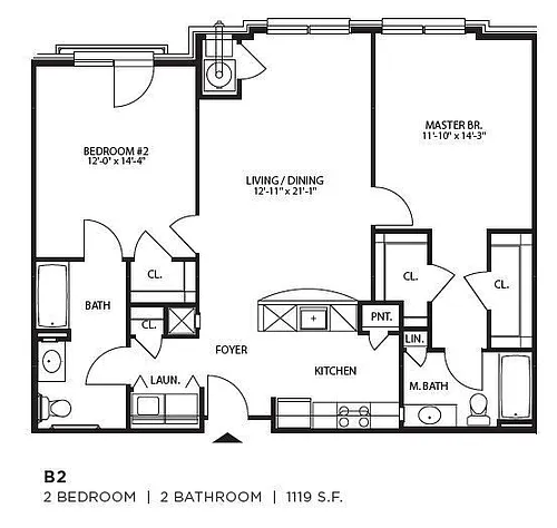 Floor plan B2R
