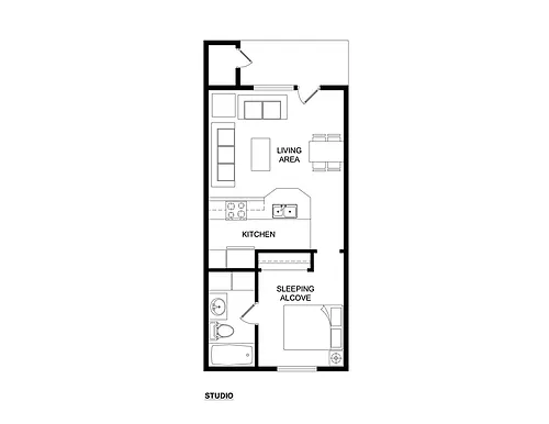 Floor plan Studio