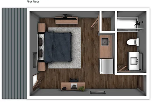 Floor plan Studio