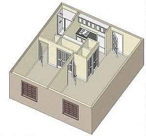 Floor plan One Bedroom Phase II