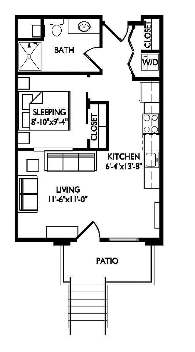 Floor plan Studio
