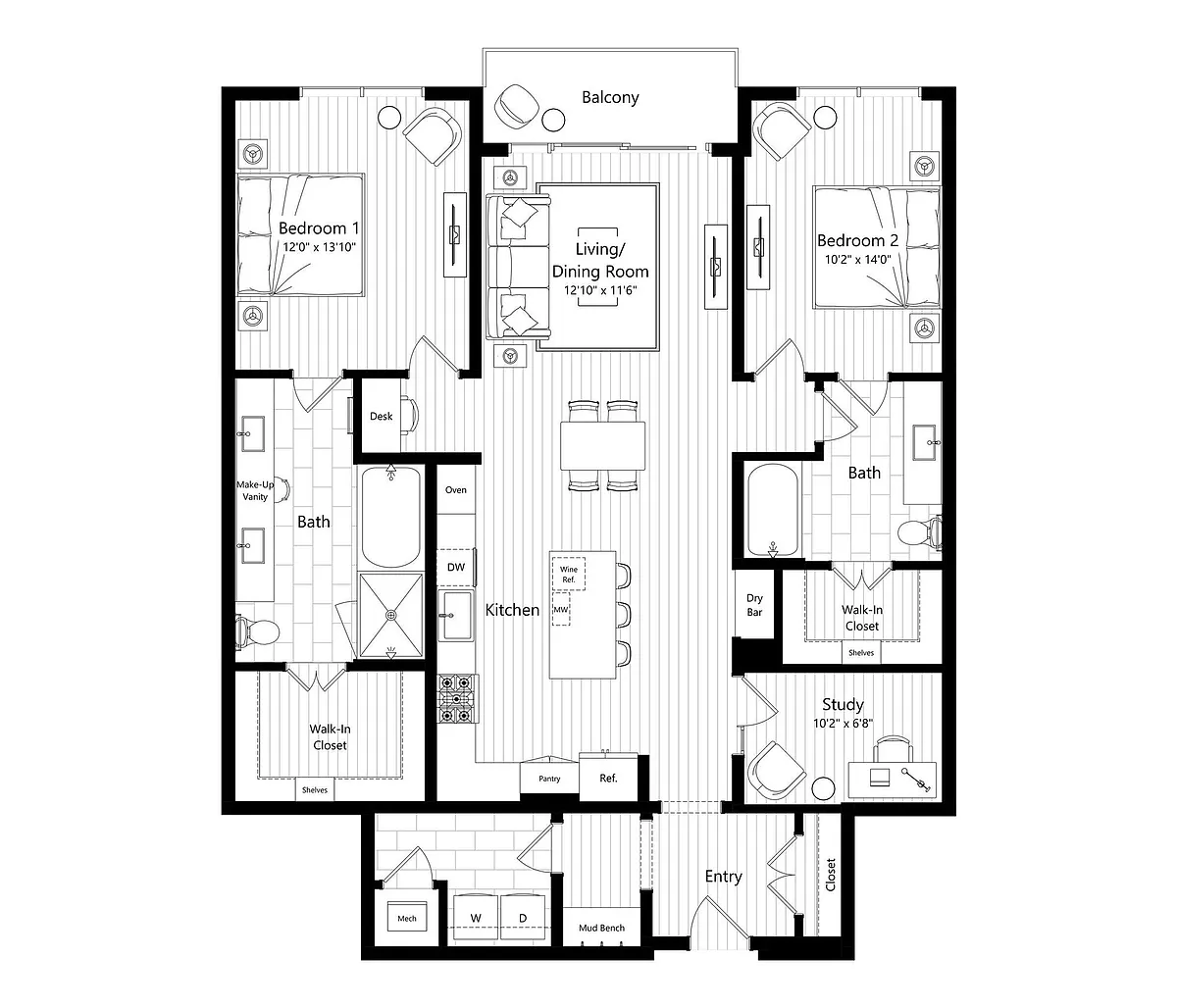 Floor plan B4