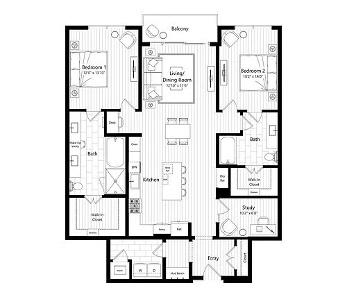 Floor plan B4