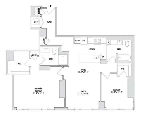 Floor plan B16