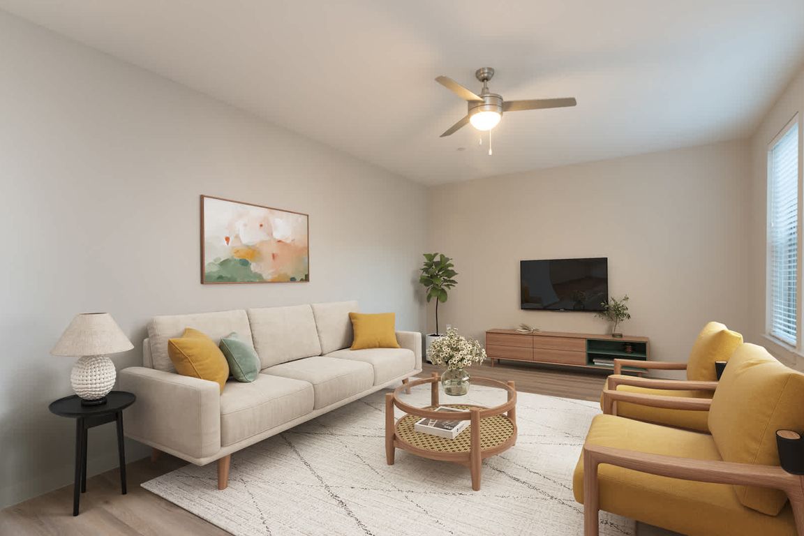 Living Room with Hard Surface Flooring