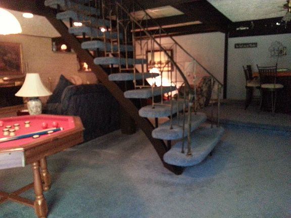 Finished walk out basement