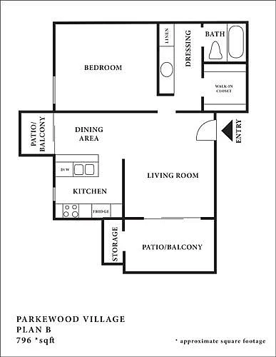 Floor plan Plan B