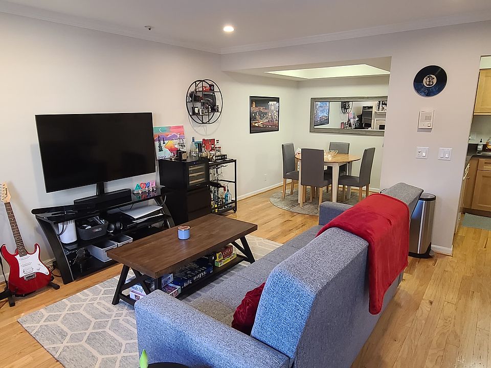 Gleaming hardwood floors