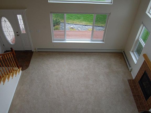 Living room bay windows