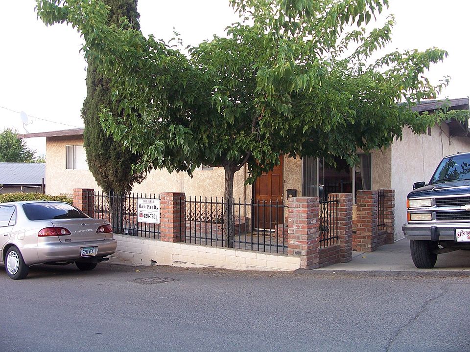 Fence and part of front yard