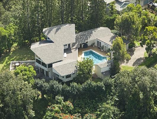 Aerial view displays magnificent privacy