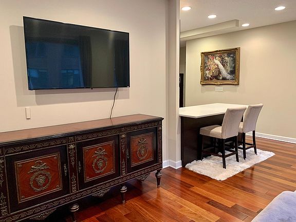 living room (all furniture shown included)