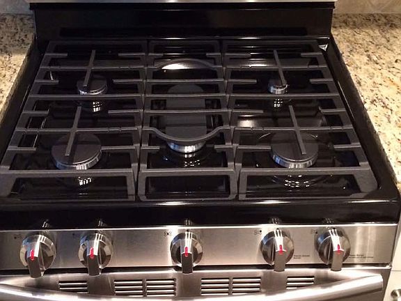 High End 5 Burner Gas Range for the cook