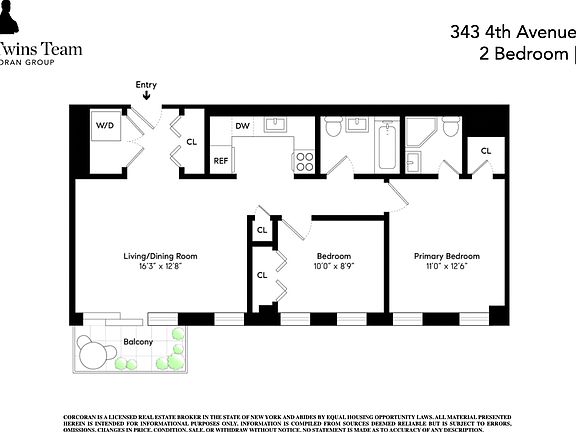 2nd image of 343 4th Ave APT 12A