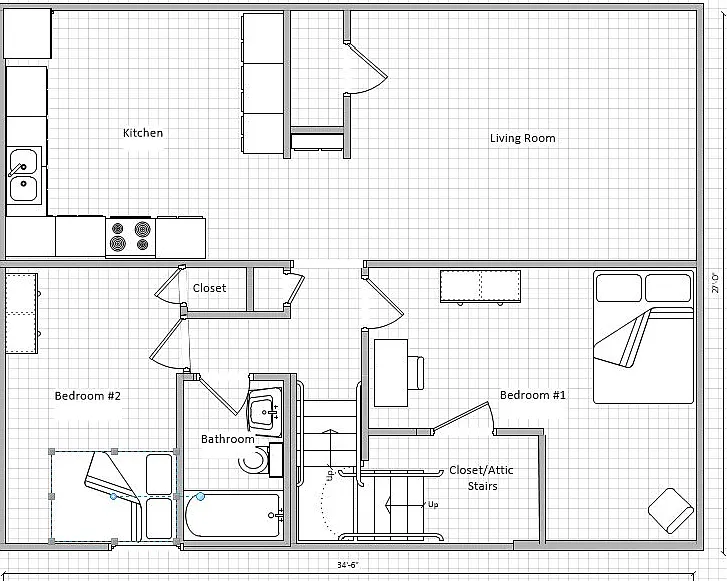 2 bed, 945 sqft, $1,850 — Photo 4