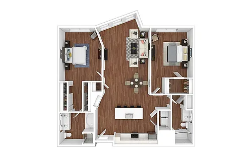 Floor plan Saffron - Renovated