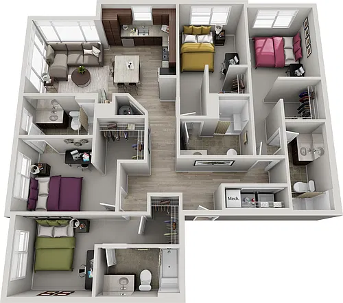 Floor plan Gallatin