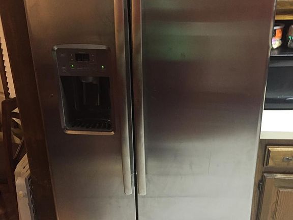 GE Stainless steel fridge