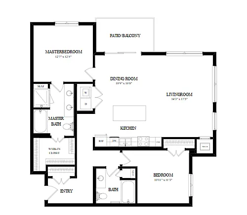 Floor plan B8