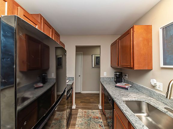 Step into this contemporary kitchen, where style meets functionality.