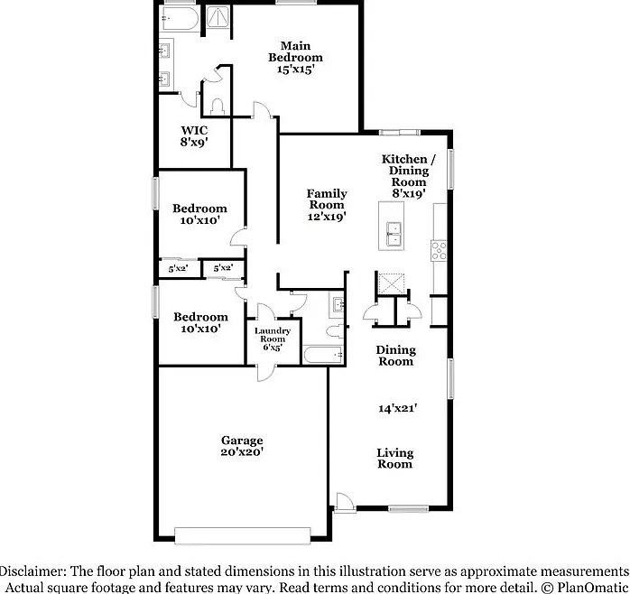 3 bed, 2.0 bath, 1615 sqft, $2,105 — Photo 2