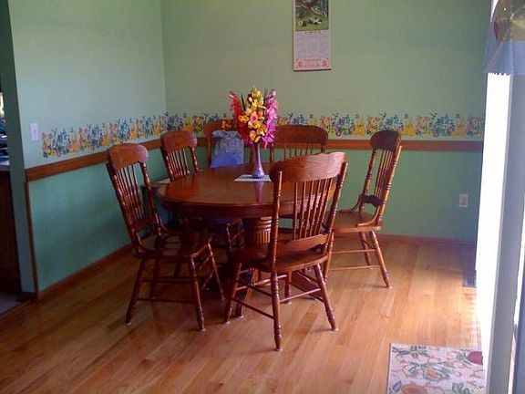 dining area opens to deck
