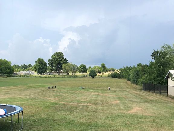 Back yard view deck