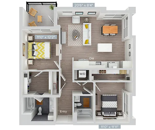 Floor plan B17S-1097SF-MIR