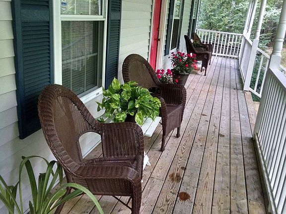 Covered front porch