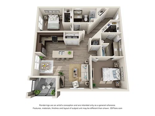Floor plan 2x2-1241