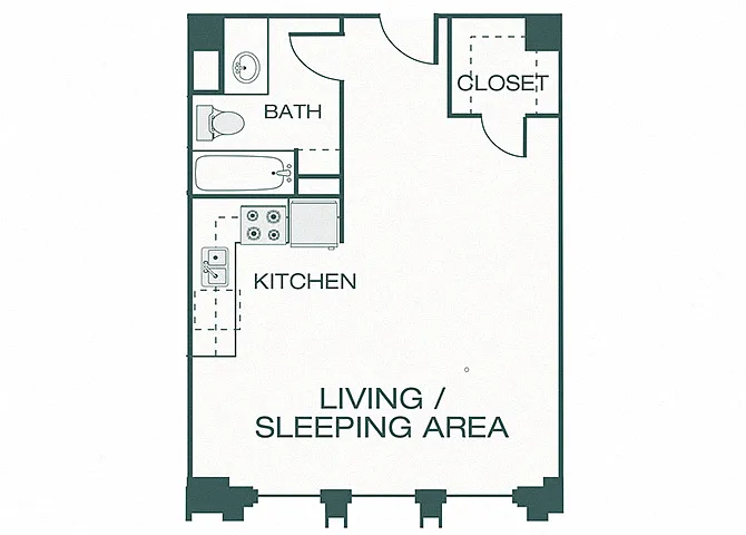 Floor plan A2 (Harris)