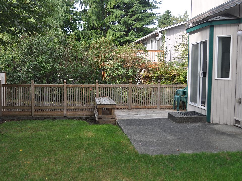 Back yard with storage shed