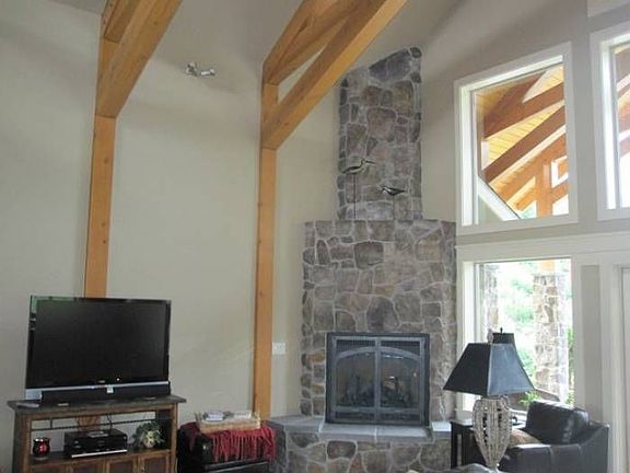 Vaulted & Huge Fireplace!