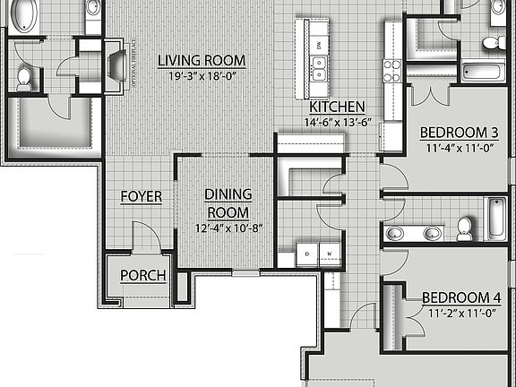 Claudet III B - Floor Plan - DSLD Homes