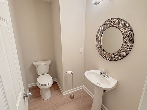 Half bathroom downstairs.