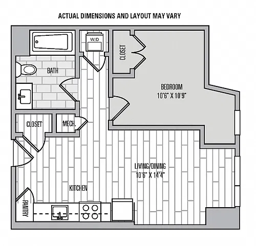 Floor plan 1E