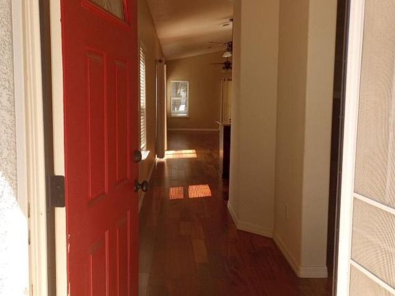 Front entry with security screen door