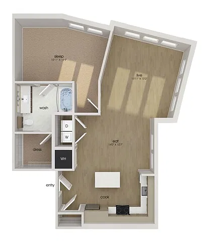 Floor plan A17