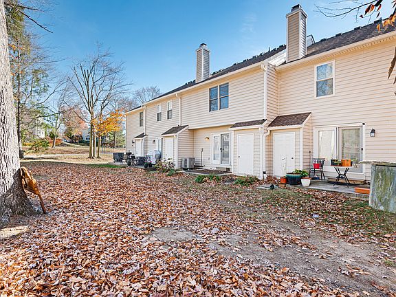 Back patio and storage closet